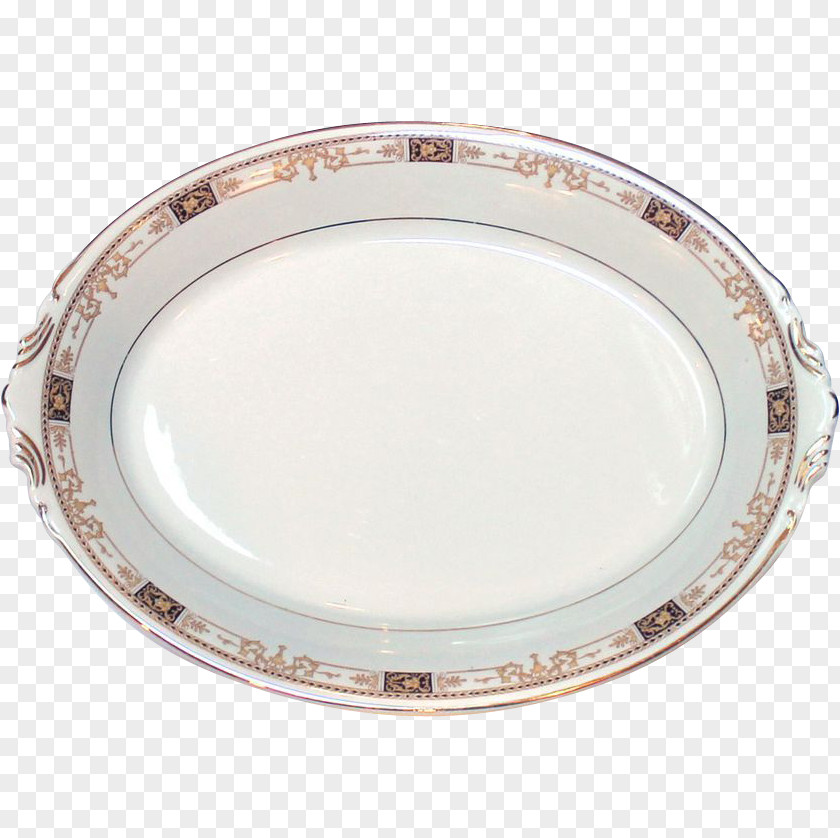 Plate Noritake Dinnerware, Odessa Platinum Oval Platter 14