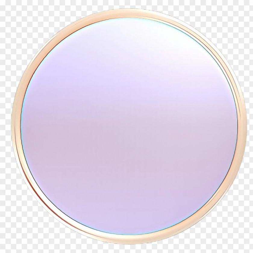 Makeup Mirror Oval Lavender Background PNG