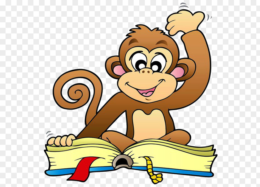 Monkey Baby Monkeys Book Chimpanzee PNG