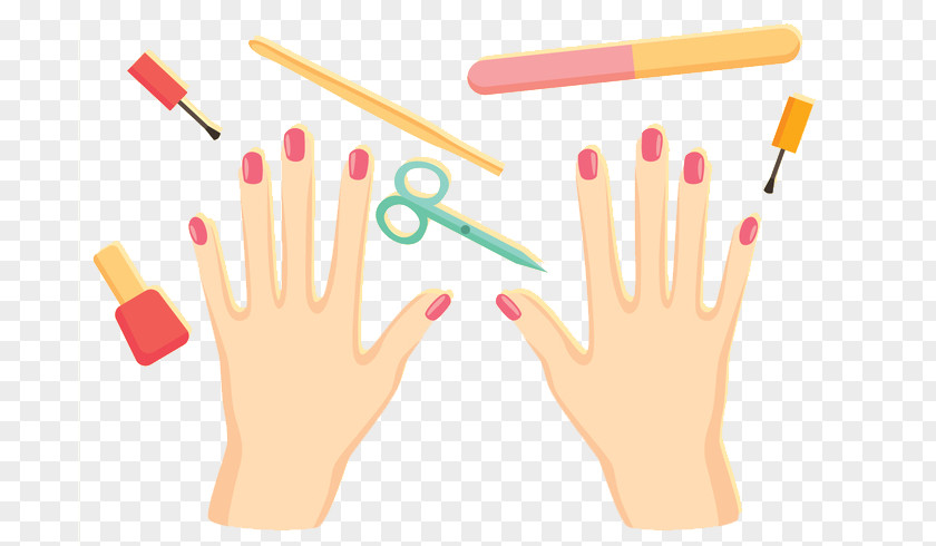 Painted Fingernails Manicure Nail Art Pedicure PNG