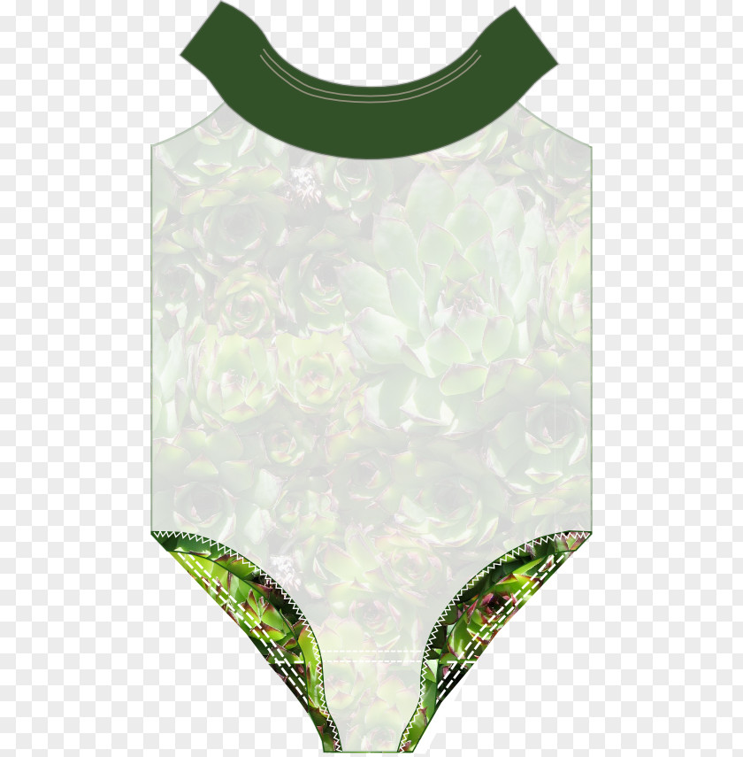 Woman Sewing Green Leaf Flower PNG
