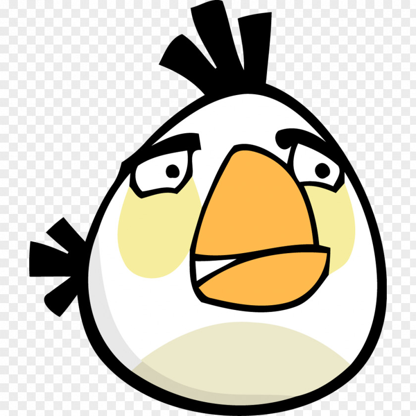 Angry Bird White Food Beak Smile Font PNG