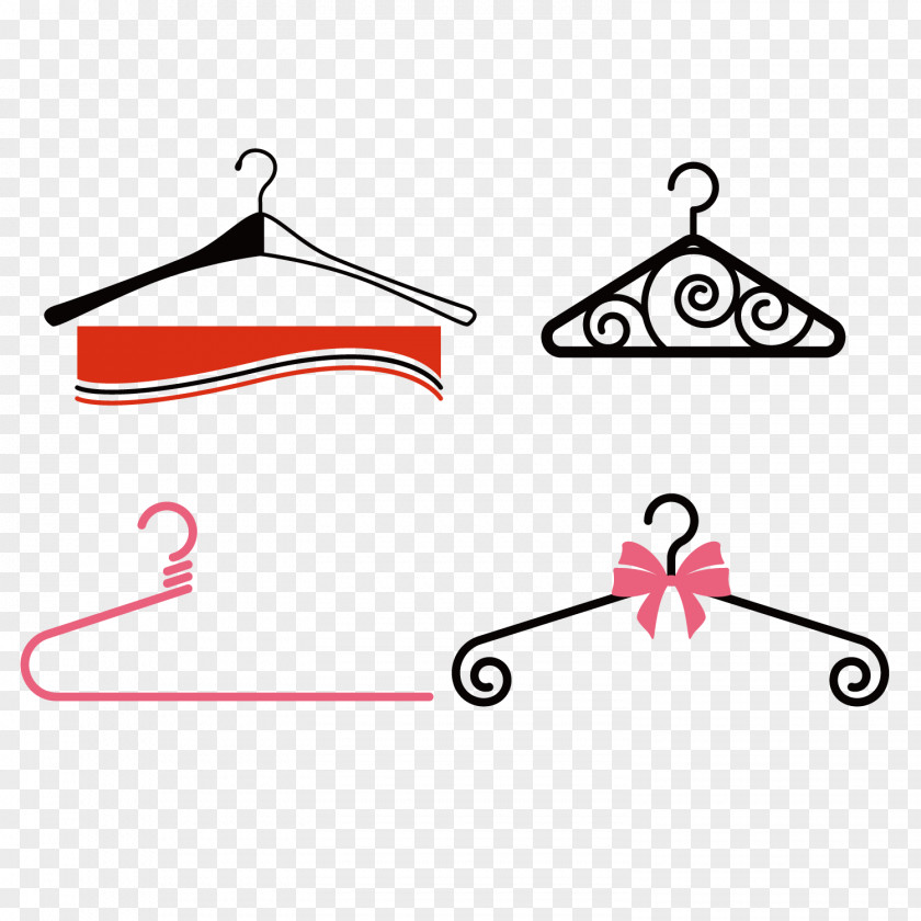 Beautiful Vector Hanger Material Maggies Clothes Designer PNG