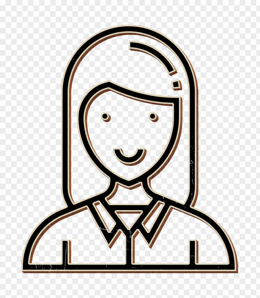Employee Icon Staff Careers Women PNG