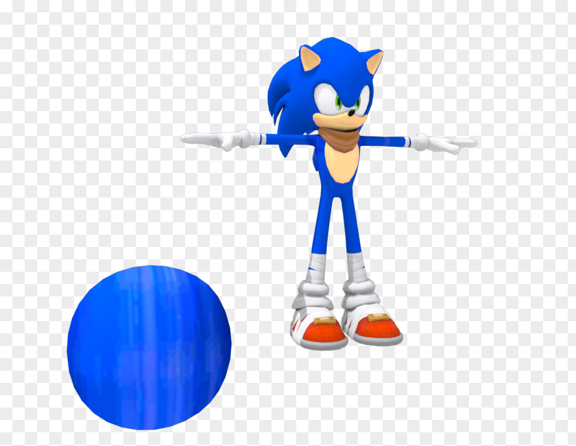 Sonic Dash 2: Boom Figurine Cobalt Blue PNG
