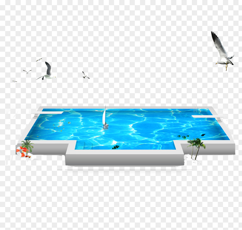 Swimming Pool Poster PNG