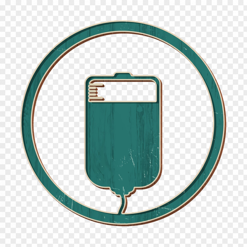 Teal Aqua Blood Icon Health Infusion PNG