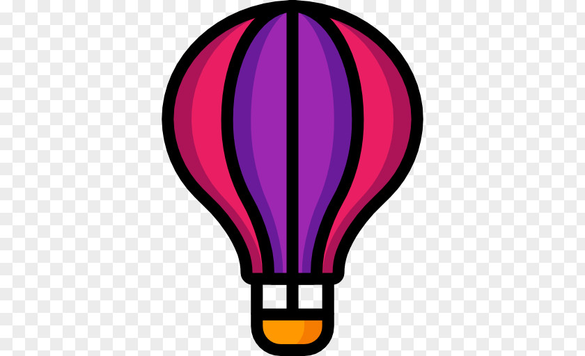 Balloon Hot Air Line Pink M Clip Art PNG