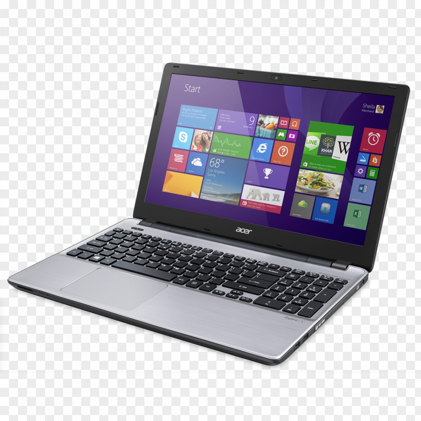 Bigger Zoom Big Laptop Acer Aspire Intel Core Touchscreen PNG