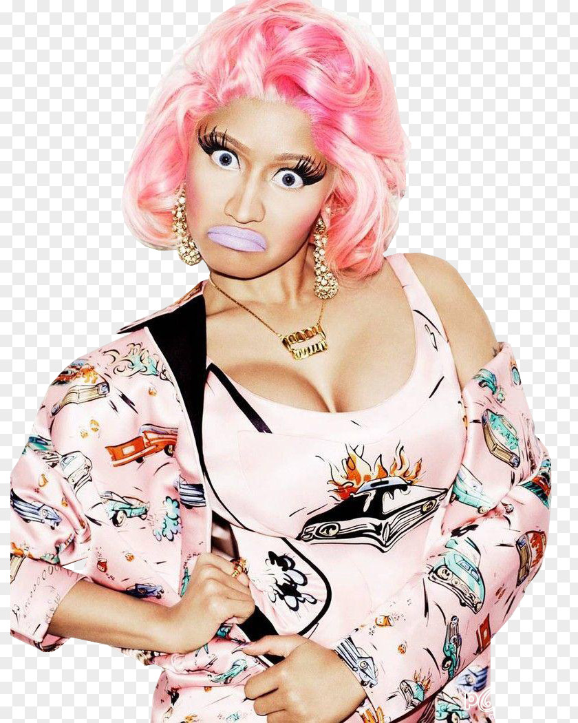 Face Nicki Minaj Pink Friday: Roman Reloaded 2012 (It Ain't The End) Paper PNG