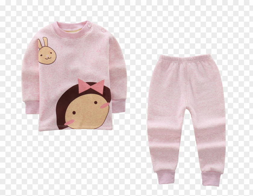 Girls Kids Pajamas Pink Childrens Clothing PNG