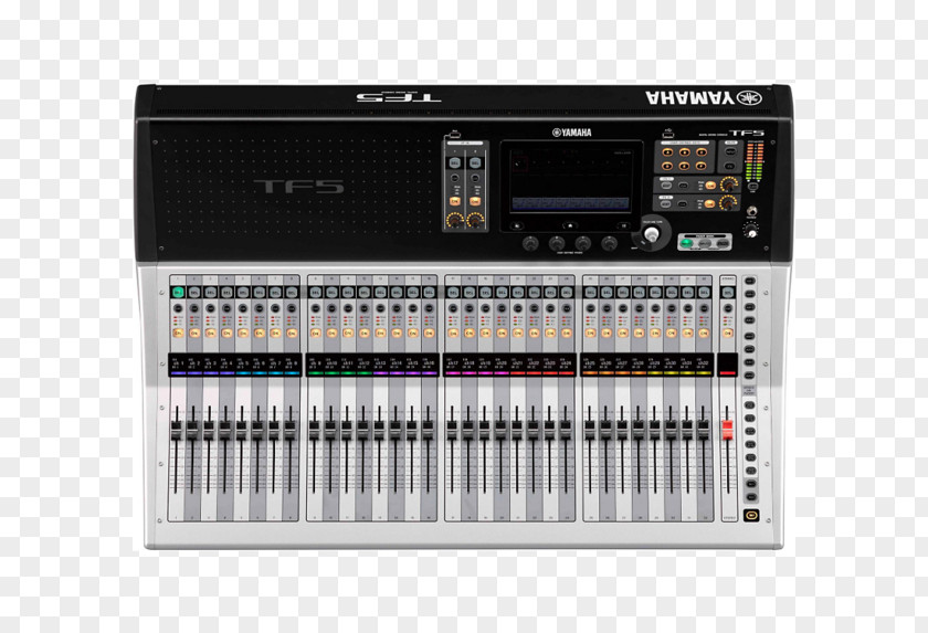 Yamaha TF5 Audio Mixers Digital Mixing Console Corporation Touchflow TF3 PNG