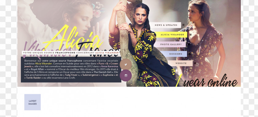 Alicia Vikander Fashion Design Advertising Magazine PNG