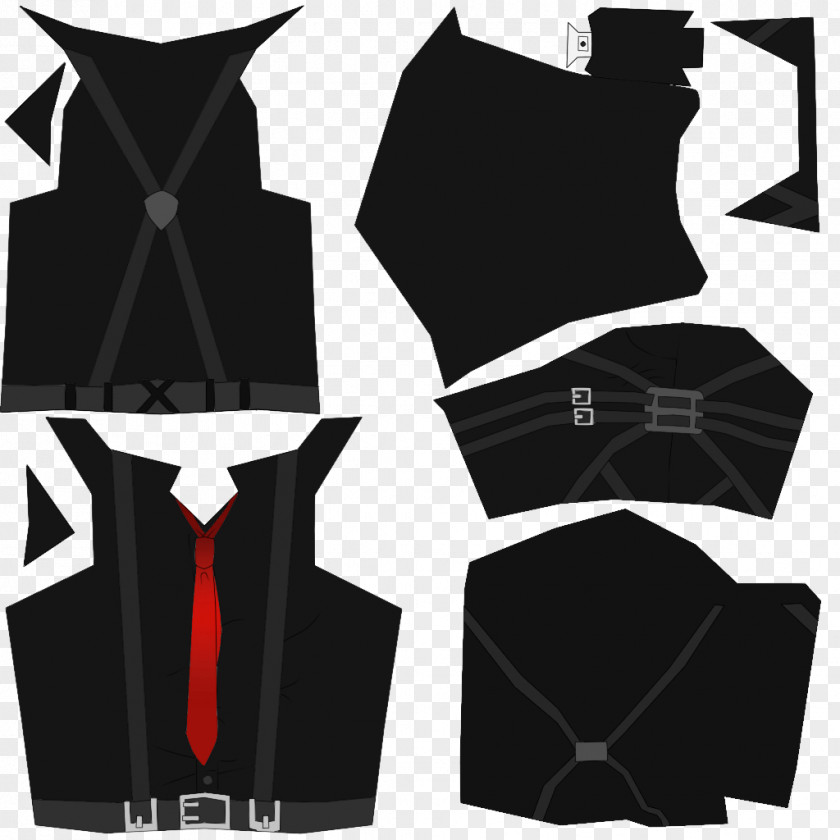 Black Suit Costume Gilets T-shirt Attack On Titan PNG