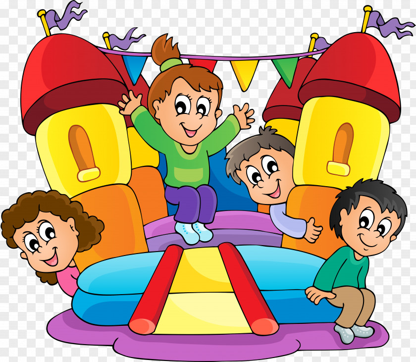 Children Inflatable Bouncers Royalty-free Clip Art PNG