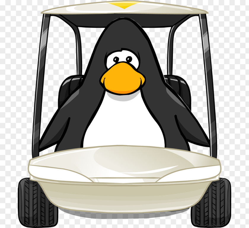 Golf Bird Cliparts Penguin Buggies Balls Clip Art PNG