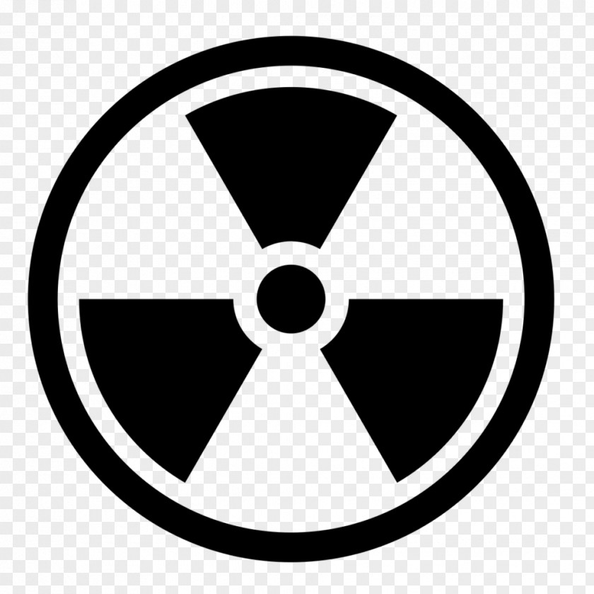 Nuclear Weapon Radiation Sticker Hazard Symbol Decal PNG