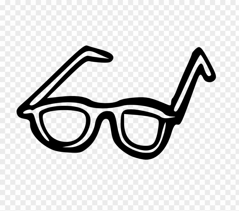 Spectacle Blackandwhite Sunglasses Drawing PNG