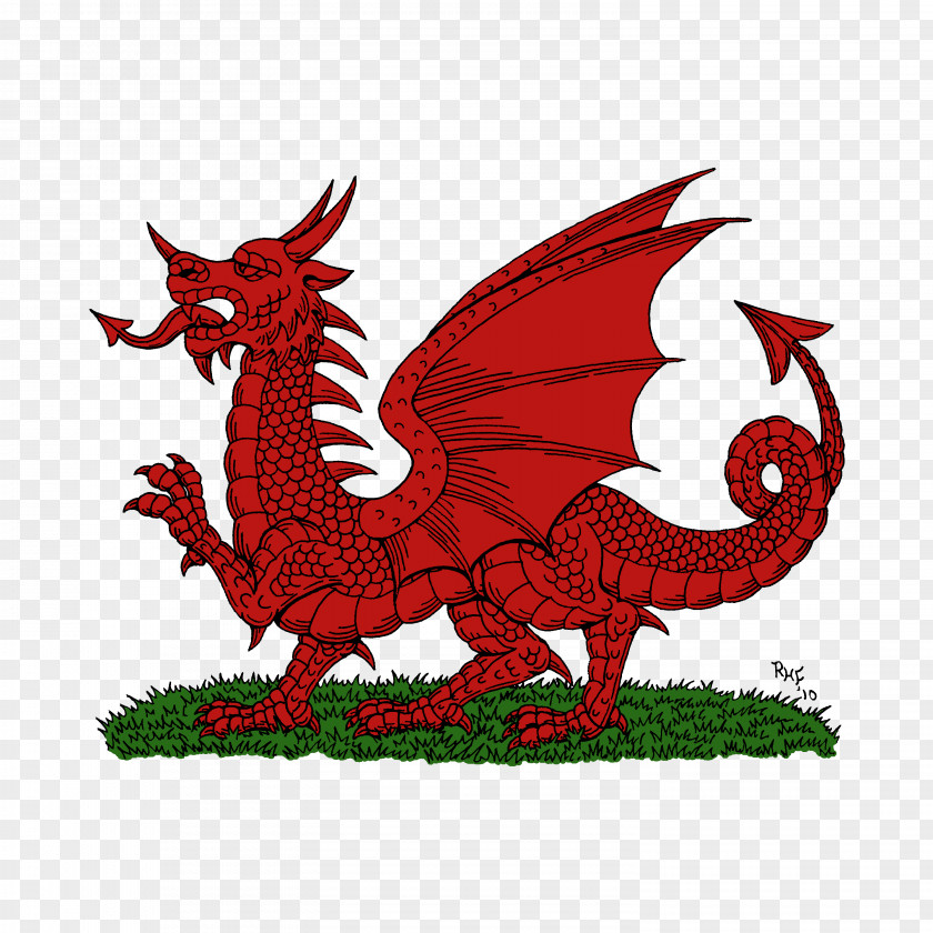 Folk Flag Of Wales King Arthur T-shirt Welsh Dragon PNG