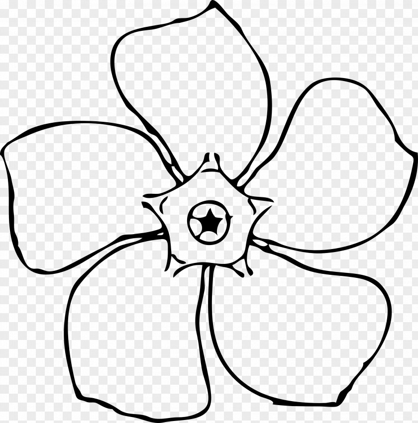 Hibiscus Drawing Periwinkle Clip Art PNG