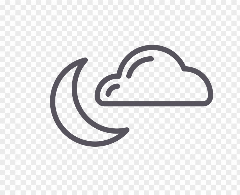 Moon And Clouds Logo Painting Cloud PNG