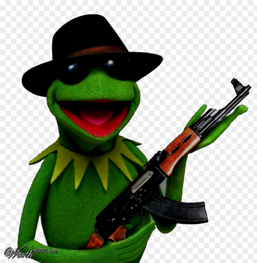 AK47 Kermit The Frog Elmo Bert PNG