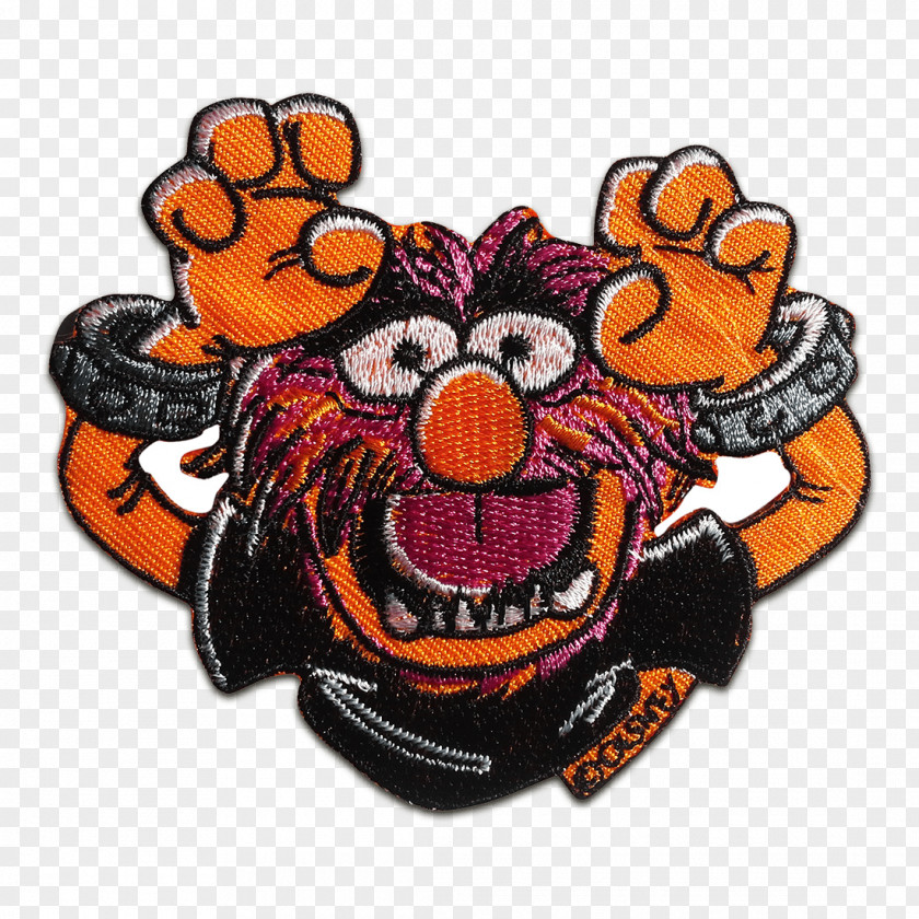 Animal Muppet Embroidery Embroidered Patch Iron-on Appliqué Textile PNG