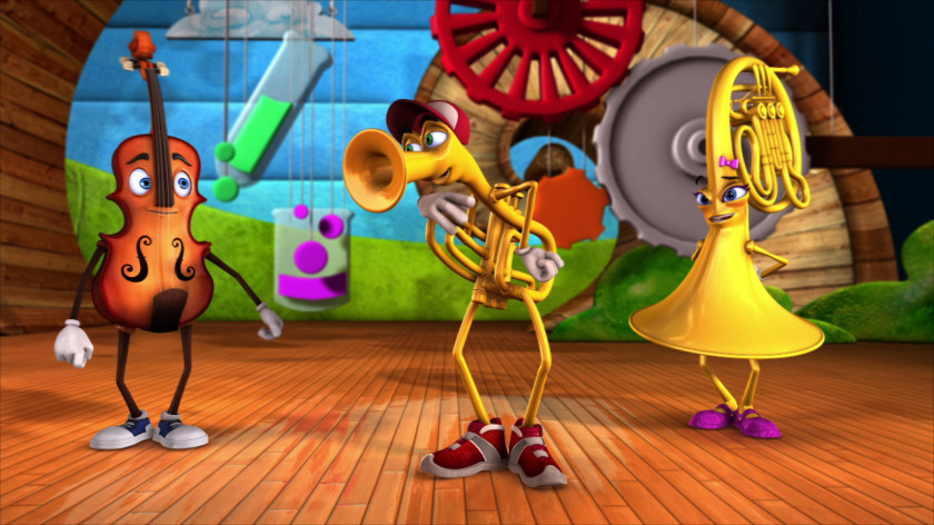 Cartoon Musical Instruments Instrument Animation PNG