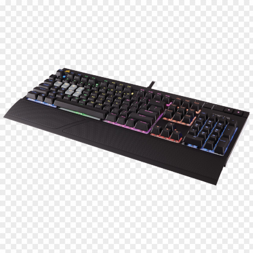 Cherry Computer Keyboard Corsair Gaming STRAFE RGB Keypad PNG