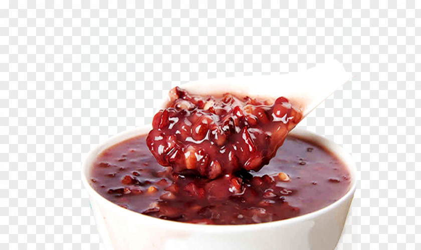 Delicious Nutritious Purple Rice Pudding Congee Milk Breakfast Instant PNG
