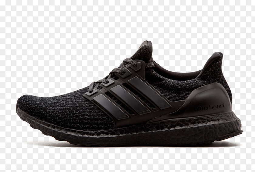 Ultraboost Rubber-trimmed Primeknit SneakersBlackUK10 Sports ShoesAdidas Adidas Ultra Boost Mens 3.0 Limited 'Triple Black Sneakers Originals PNG