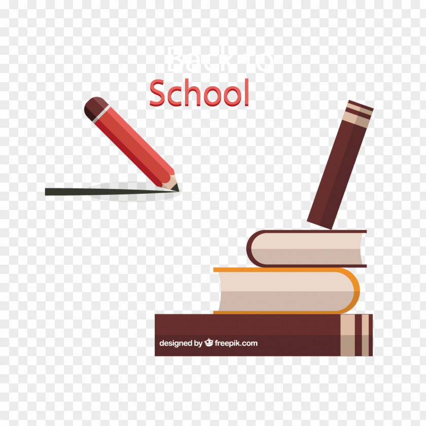 Vector Books And Pens Pencil Book PNG