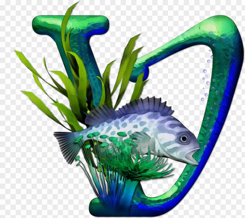 Glass Plant Aquarium Decor Fish Marine Biology PNG