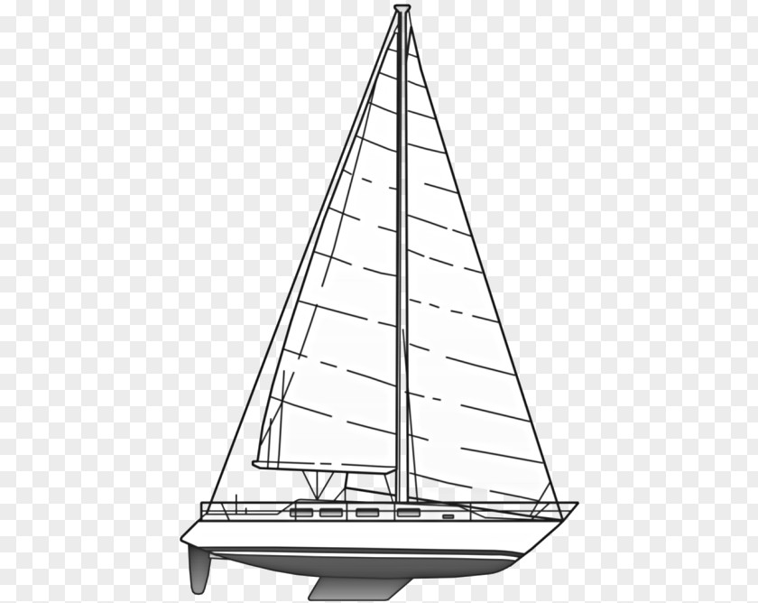 Sailboat Sailing Yacht Cat-ketch Yawl PNG