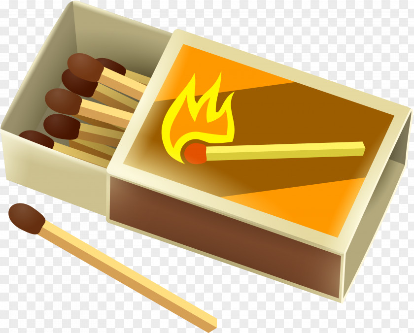 Cartoon Matches Matchbox Illustration PNG