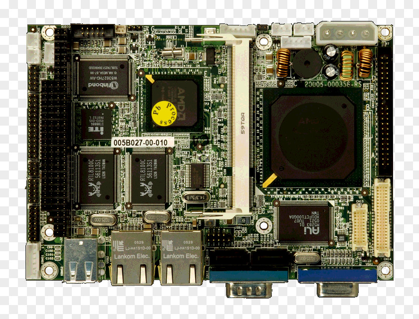 Computer Single-board Central Processing Unit Low-voltage Differential Signaling Geode PNG