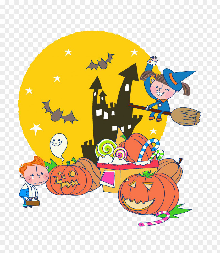 Halloween Child Cartoon Illustration PNG