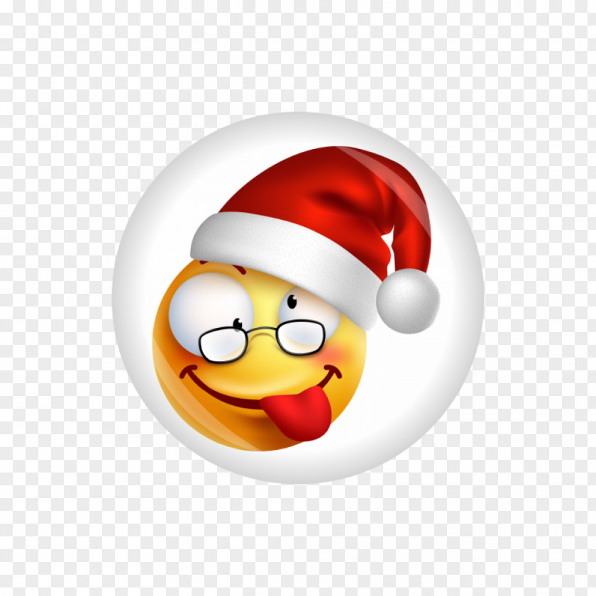 Smiley Pin Badges Emoji Santa Claus Christmas PNG