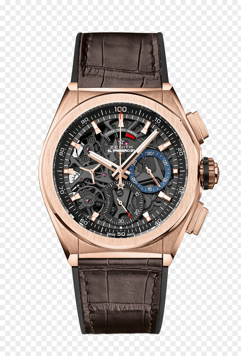 Watch Zenith Chronograph Chronometer Bracelet PNG