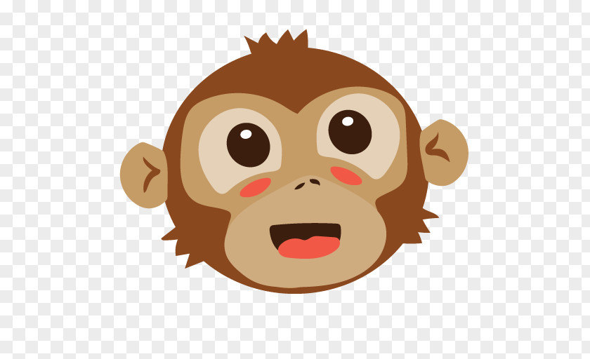 Monkey Snout Cheek Clip Art PNG