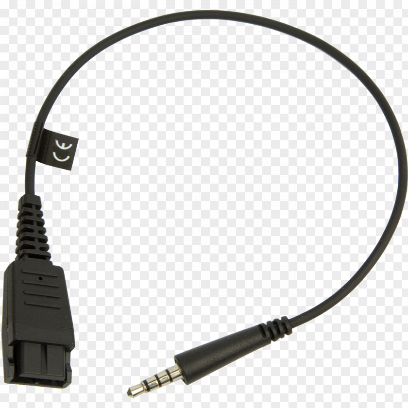 Safety Headphone 8735-019 Jabra QD-Cable Headset Headphones Electrical Cable PNG
