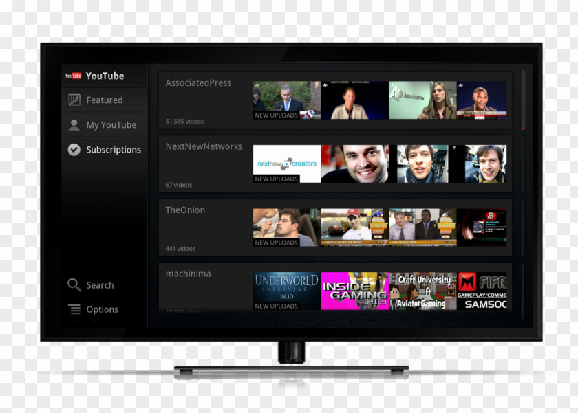 Youtube YouTube Google TV Television Set Smart PNG