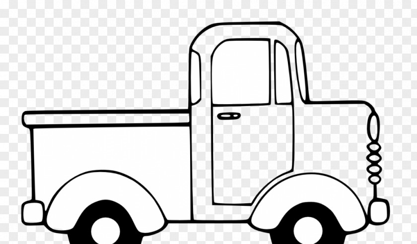 Black And White Car Pictures Pickup Truck Van Clip Art PNG