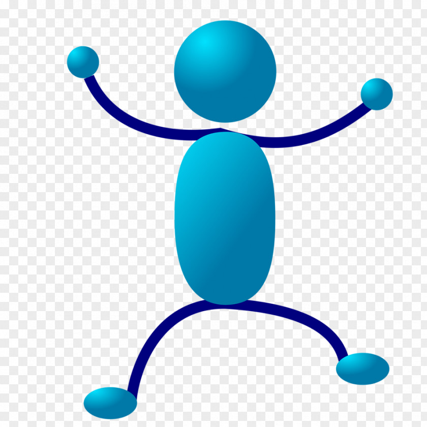 Blue Man Cliparts Stick Figure Clip Art PNG