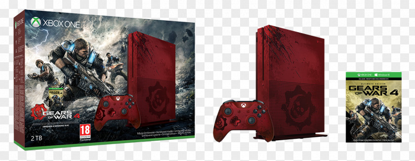 Gears Of War 4 Xbox 360 One S PNG