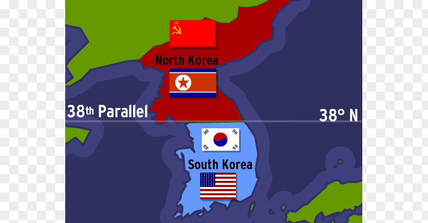 Korea Cliparts South North United States Korean War Soviet Union PNG