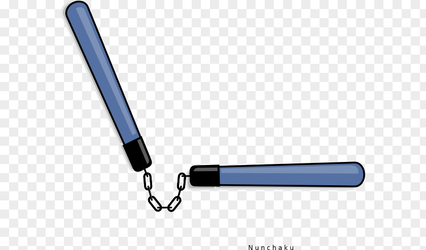 Nunchucks Nunchaku Kung Fu Clip Art PNG