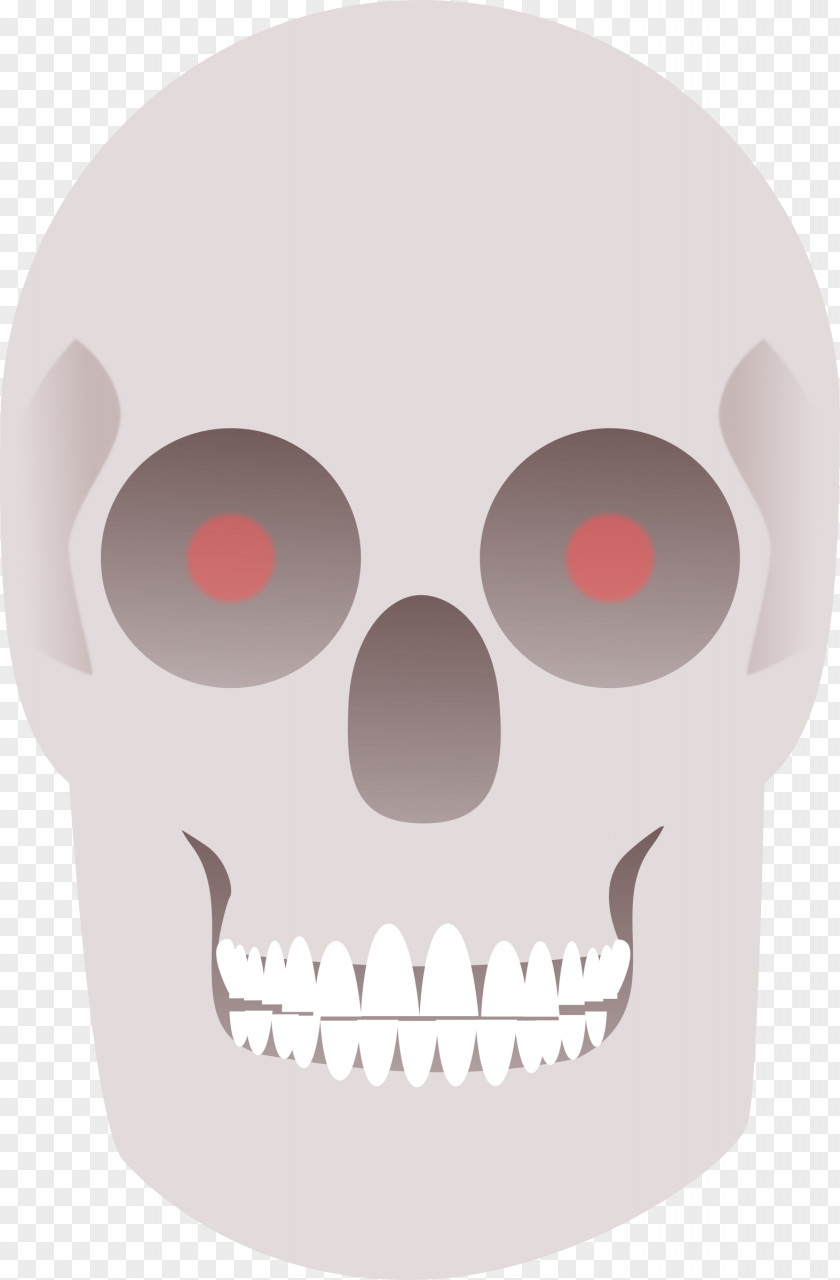 Red Skull Human Symbolism And Crossbones PNG
