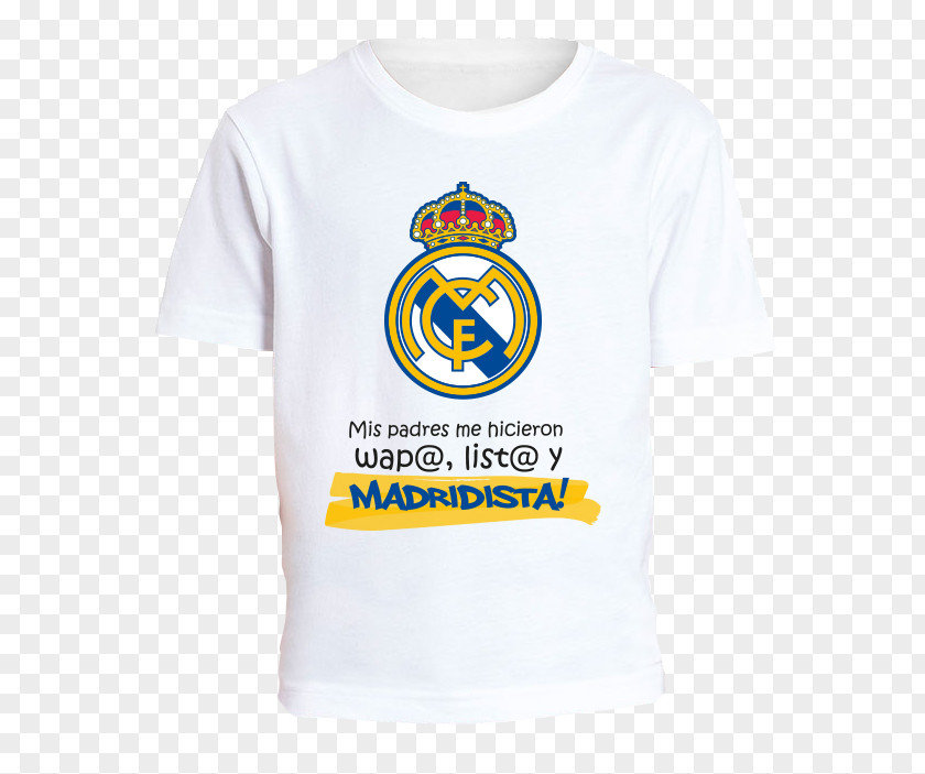 T-shirt Real Madrid C.F. Logo Font PNG