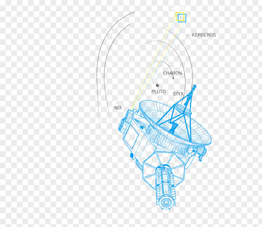 New Horizons Spacecraft Launch Product Design Water Graphics PNG